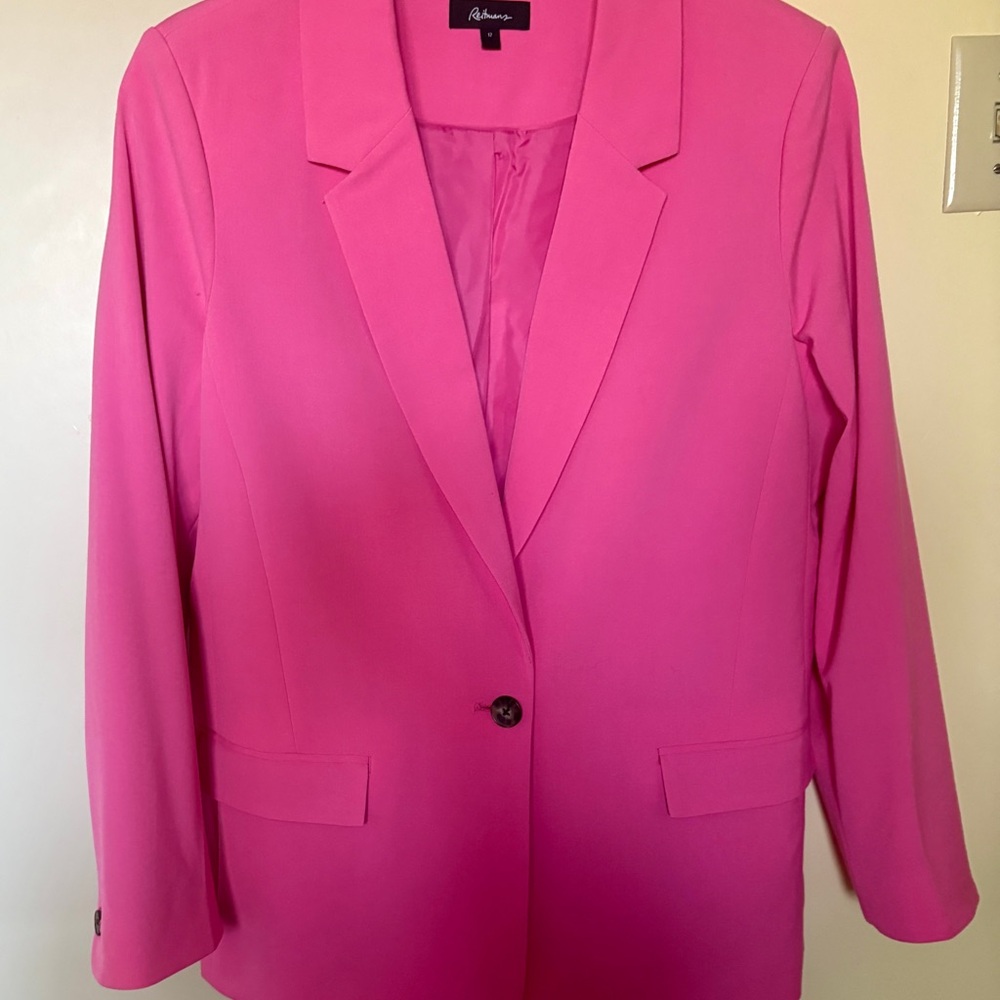 Reitmans Bold Pink Women's Suit Jacket